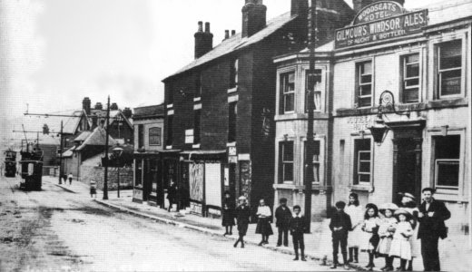 Tram terminus, Woodseats.jpg