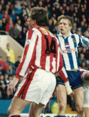 1993-94 Jan 22  A V SWFC L 3-1 HT0-0 Whitehouse pen. Photo David Tuttle.png