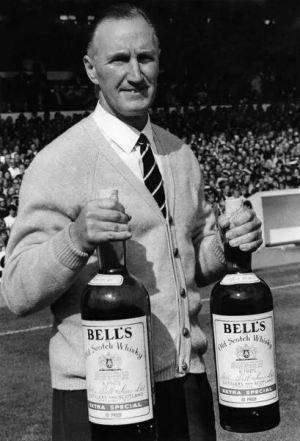 John Harris with his Bell's Manager of the Month Awards. 11 Sept 1971..png
