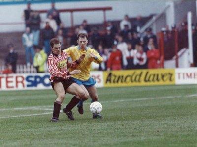 aaaAAA Whitehouse & Sheridan at the Lane. Not a league match, small crowd..jpg