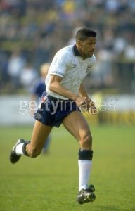 Deane playing for England.jpg