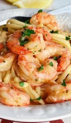 Linguine with Shrimp, Garlic, and Lemon.webp