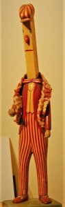 Berti BlADE hand carved wooden BB date ukn 1960 or prior Present from father Scarf hand knitte...jpg