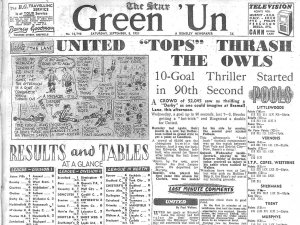 1951-52 Sept 8 H V Sheffield Wednesday W 7-3 HT2-1 Hawksworth-2 Brook-2 Ringstead-2 FA Smith.jpg