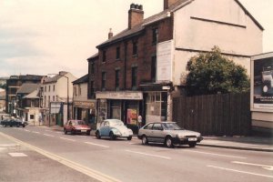 Corporation St twds Nursery St 2 Aug 1985.jpg