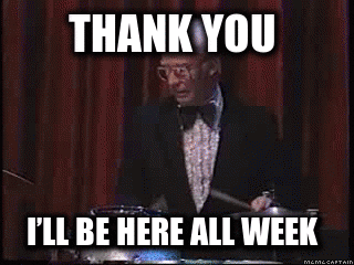 Image result for here all week gif