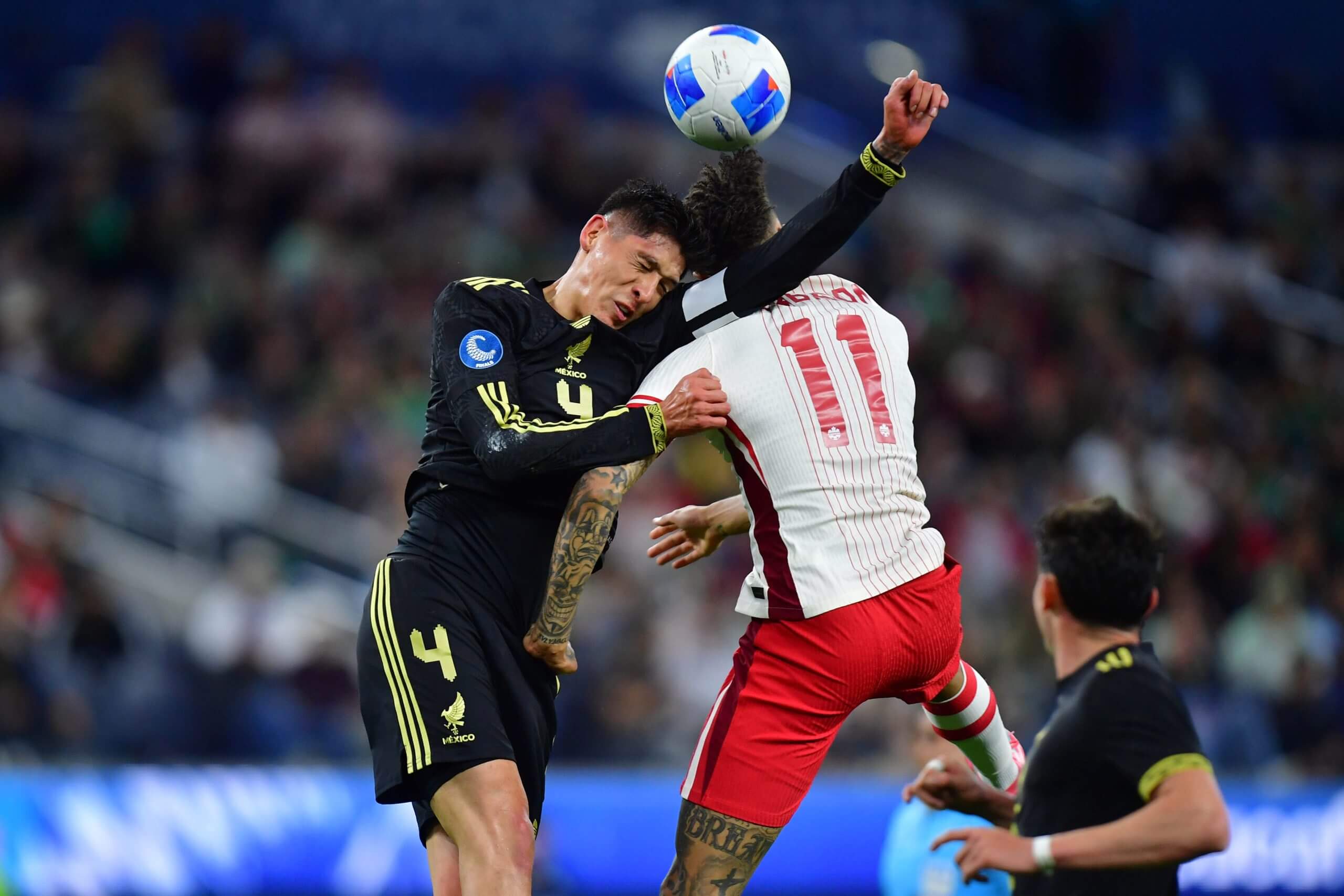 Daniel Jebbison makes his debut for Canada