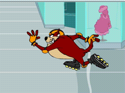 Image result for taz the tasmanian devil gif