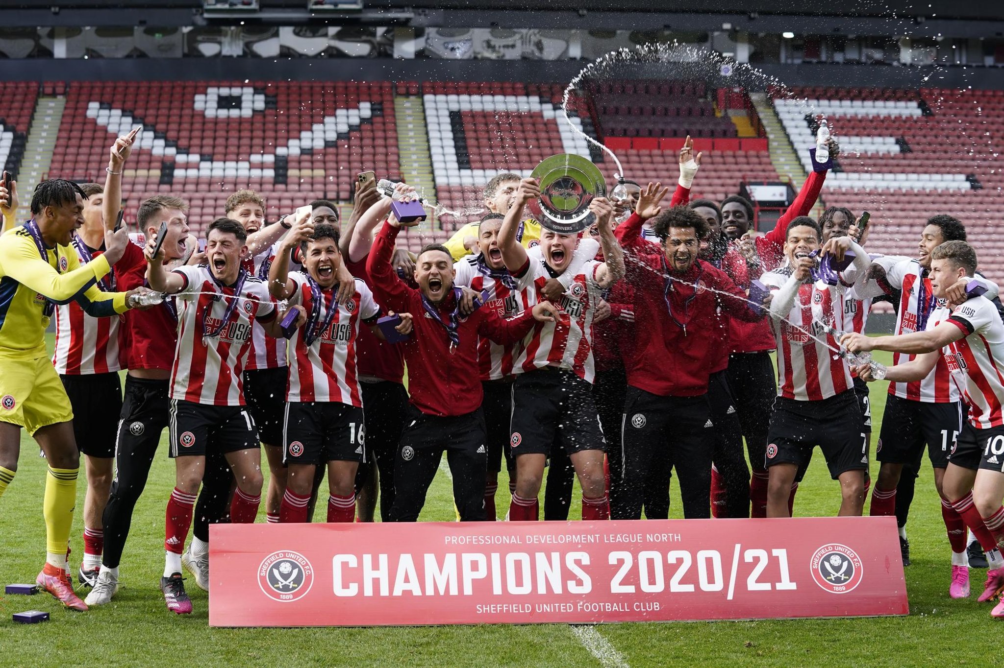 Scenes of joy as Sheffield United's U23s get hands on league trophy - but  skipper says hard work isn't over yet ahead of play-off date with Ipswich |  The Star