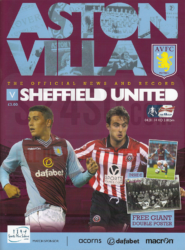 Aston Villa v. Sheffield United - 2014 - Official Matchday Programme